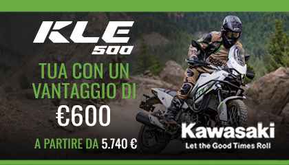 KLE500 con 600€ di vantaggi subito!