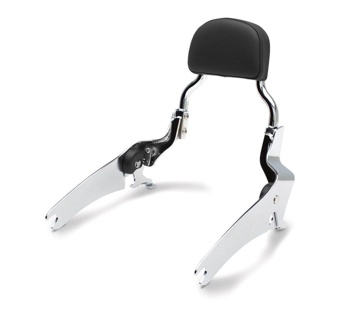 KQR Passenger Backrest, Chrome (Vulcan S)
