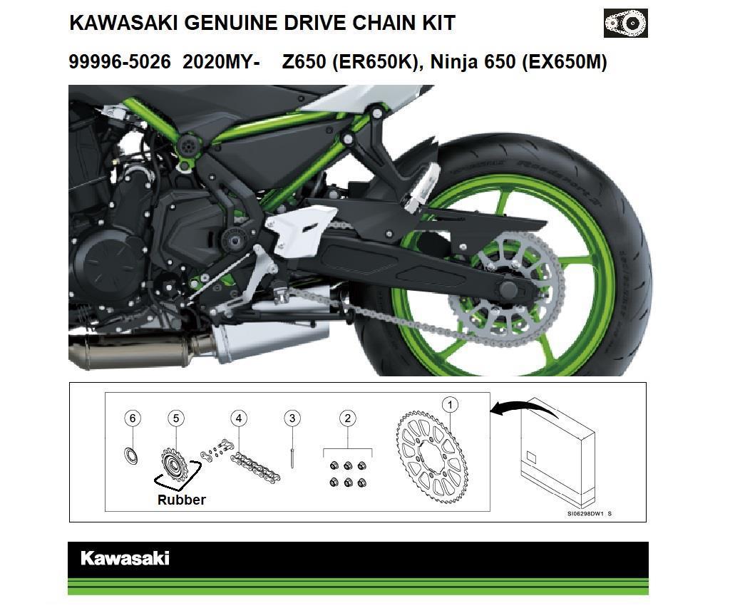 Kit catena Kawasaki