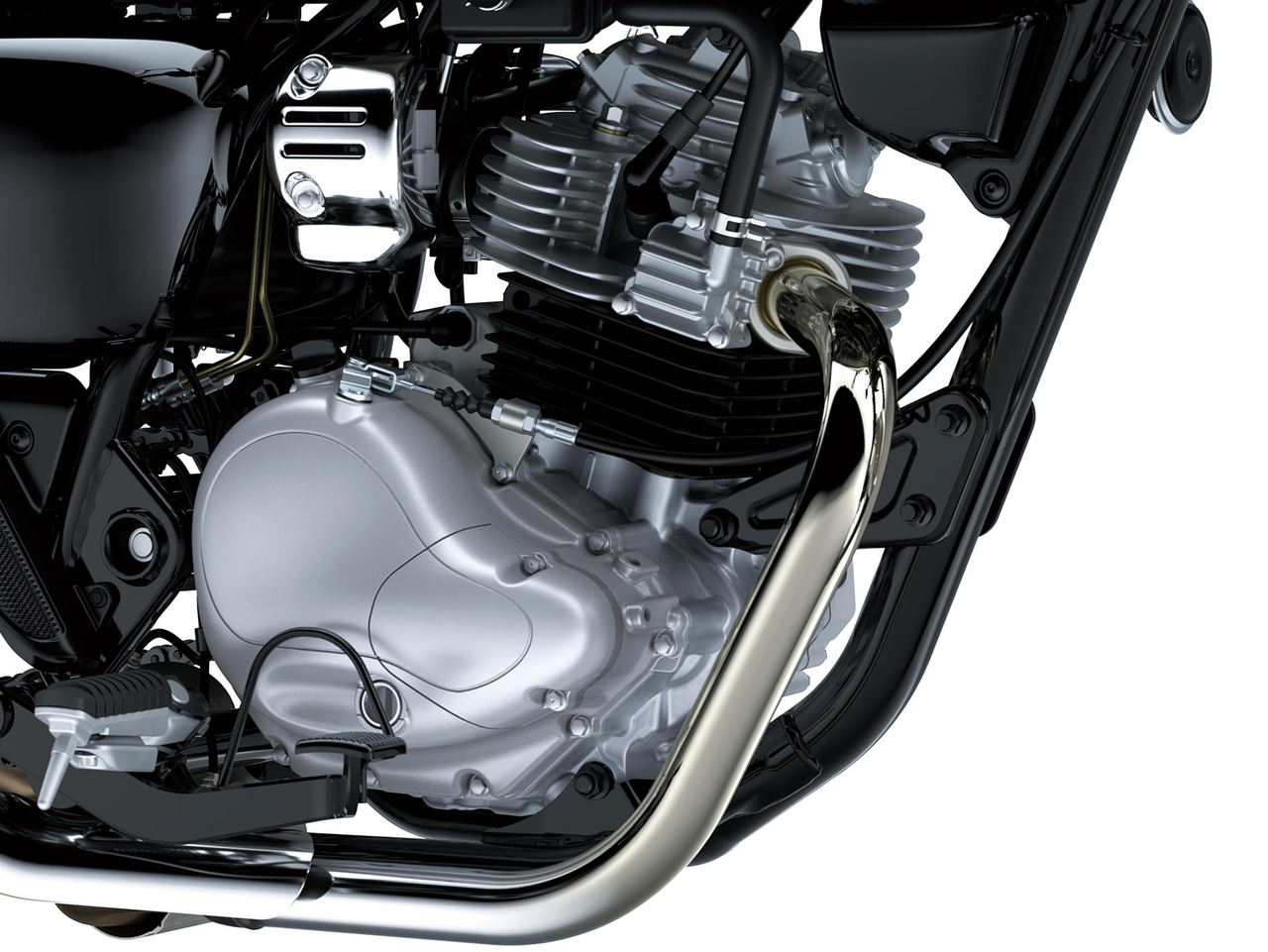 Motore raffreddato ad aria in stile vintage