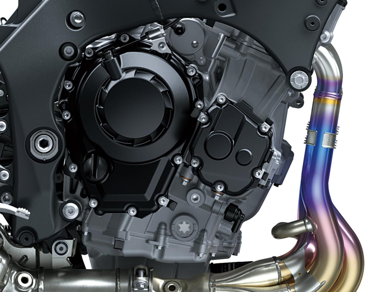 Potente motore da 998 cm3 raffreddato a liquido, 4 tempi, 4 cilindri in linea