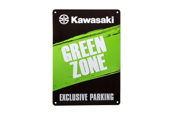Cartello Kawasaki Green Zone