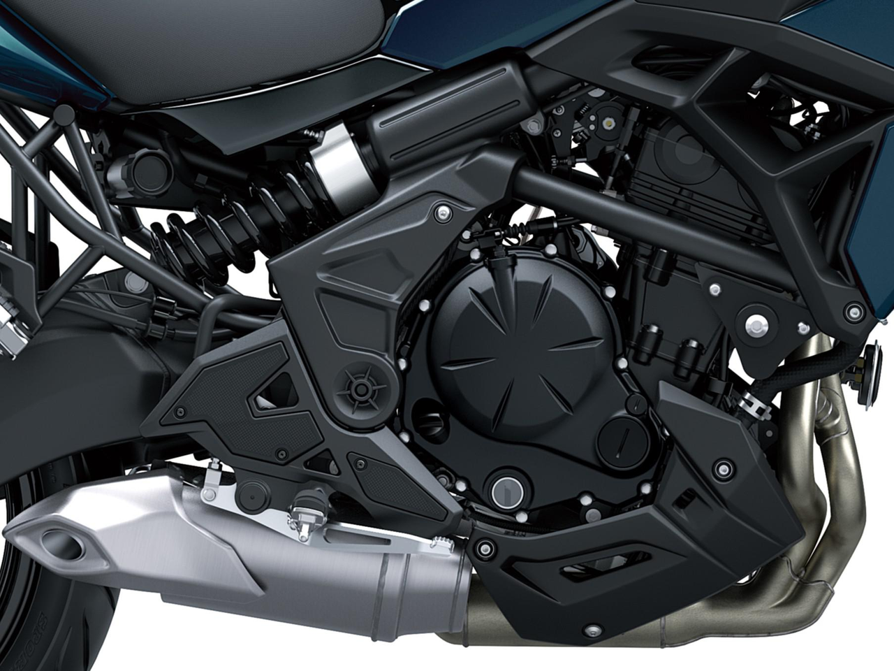 Motore 649 cm3 4 tempi bicilindrico parallelo raffreddato a liquido