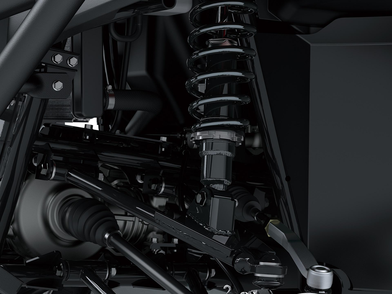 Sospensioni anteriori e posteriori indipendenti