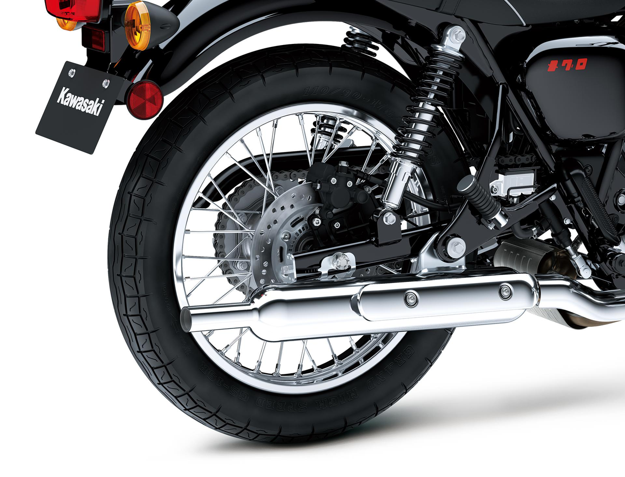 Impianto di scarico in acciaio inossidabile di alta qualità Kawasaki