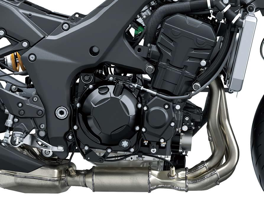 1.099 cm3 quattro cilindri in linea: cilindrata aumentata per una migliore risposta ai regimi medio-bassi